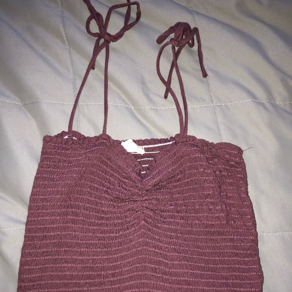 Super cute purple crop top!!!